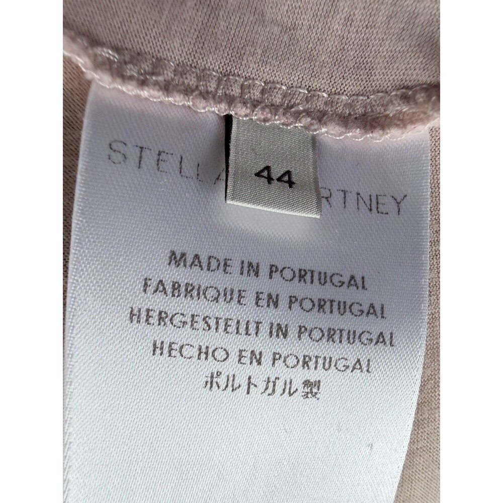 Stella McCartney Pink Lynx Graphic Tunic Top 44 Cotton Oversized Tee Portugal - Picture 12 of 16
